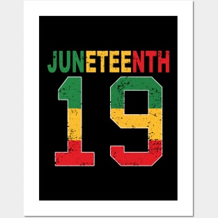 Juneteenth Ancestors Black Pride African American 19th June Posters and Art